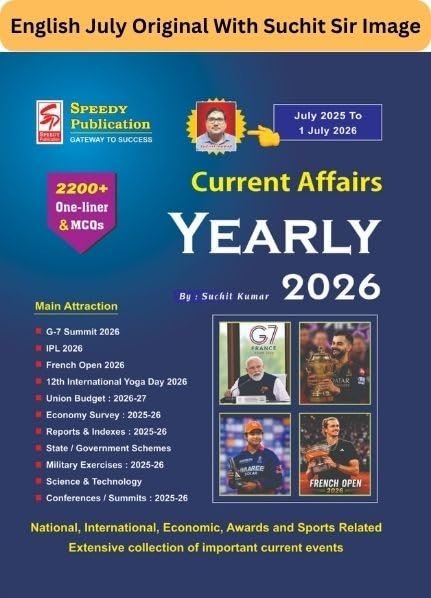 Speedy Current Affairs Pdf July 2026 English Medium